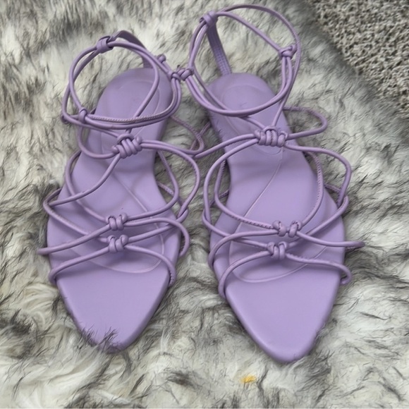 Vince Womens Kenna Purple Ankle Strap Sandals - Picture 8 of 12